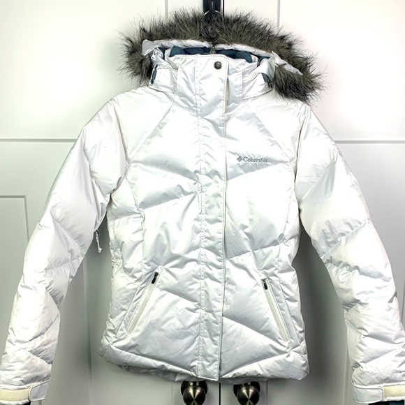 Columbia Jackets & Blazers - Columbia SMALL Women's Bird Mountain II Insulated Jacket White Puffer Quilted